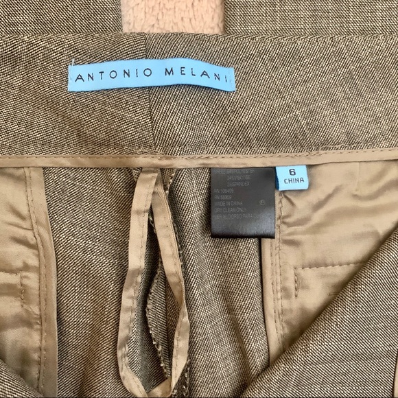 🤎🤍Antonio Melani 🤍🤎 Suit Trousers size 6 - Picture 3 of 7